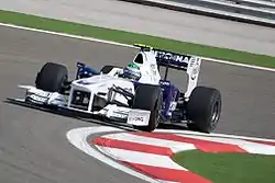 2009年トルコGPでのF1.09ニック・ハイドフェルドがドライブ