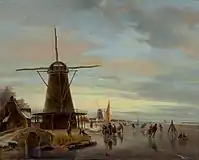 凍った水路のスケート (1839)