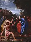 Jésus Christ guérissant les deux aveugles de Jéricho, (1682), セントルイス美術館