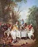 ニコラ・ランクレ: ハムの昼食 (1735年)