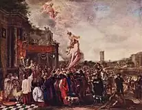 "Die Entführung des Glücks" (1651)シュヴェリーン州立美術館 蔵