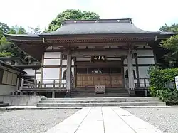 二伝寺砦の範囲内に位置するとされる二伝寺。