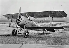 アメリカ軍が高等練習機として使用したニューポール 27（1918年）