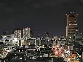 浜松市中心部の夜景