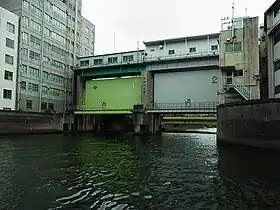 日本橋水門（2011年7月23日撮影）
