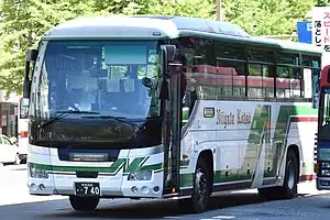 県内高速バス塗色（ときライナー長岡線）