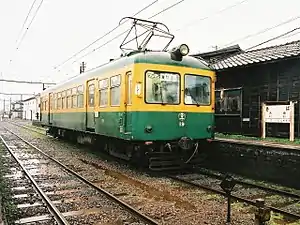 末期の主力日車標準型車体の1両モハ19形19