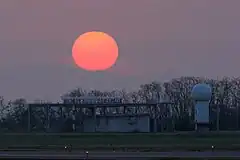 空港内に設置されている新潟VORTAC