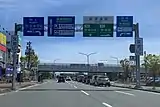 県道16号北側から見たIC（2020年5月）