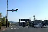 起点の中興野交差点（新潟市東区）