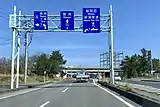 県道46号から見たIC（2020年3月）