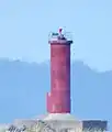 本港の赤灯台