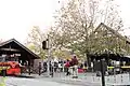 イギリス村のロムニー駅と車両（右）
