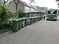 オランダの収集車。自動サイドローダー