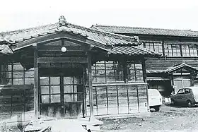 二川村役場（1955年撮影）