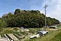 墳丘(南西より)