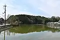 墳丘(北より)
