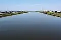下流部の津島市にある鹿伏兎橋付近