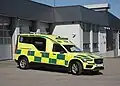 スウェーデンの救急車(ワゴンベース)