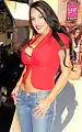 2度登場のニナ・メルセデス (Nina Mercedez)。（2007年AVN AEEにて）