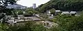 勝山亭より全景を望む。
