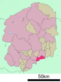 二宮町 (栃木県)位置図