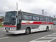 中央バス貸切車共通塗装 側面"CHUO GROUP"
