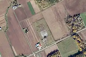 ニセコヘリポートの航空写真(2020年10月)国土交通省 国土地理院 地図・空中写真閲覧サービスの空中写真を基に作成
