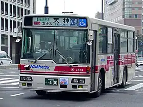ワンステップ西日本鉄道KL-HU2PMEA西工B-Ⅱ架装車（96MC）