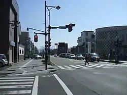 西栄町北部の様子