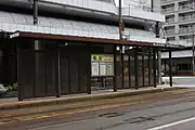 停留場北側（2020年7月）