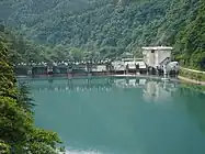 下流にある西平ダム