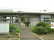 駅舎線路側の様子