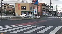 西原町2丁目交差点