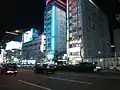 夜の錦通（中区）