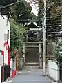 西向天神社（六丁目）六丁目にはこのような風景も多く残る