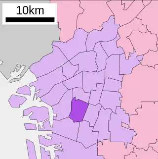 西成区位置図
