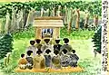 創建当時（明治18年頃）の西野神社想像図