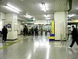 改札口付近（2007年11月）