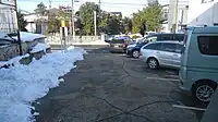 駐車場側
