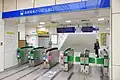 三越口改札（2021年12月）