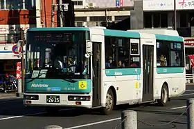 スペースランナーJM系西日本鉄道ニッサンディーゼルU-JM210GTN改JM系を10.5mにストレッチしたもの