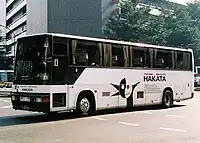 《はかた号・どんたく号車体イラスト》画像は初代はかた号