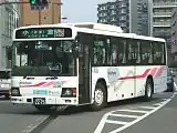 社番8508（日野LKG-KV234Q3）西工解散後の2010年から導入されている純正標準床ボディの車両　現在は福岡-北九州線の運用から離れ西日本鉄道赤間第二自動車営業所に転属し主に赤間急行で運用されている。