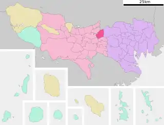 西東京市位置図