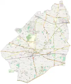 寳晃院の位置（西東京市内）