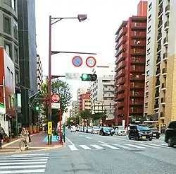 荒戸の風景 西公園下交差点付近