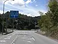 終点の仁田北交差点