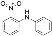 Skeletal formula of 2-nitrodiphenylamine