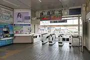 北口改札(2022年10月)